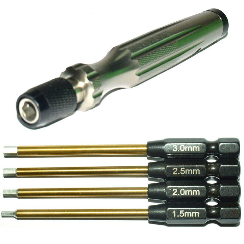 Rc Hobby Tool Kit - Zestaw wkrętaków 1/4 Hex do naprawy