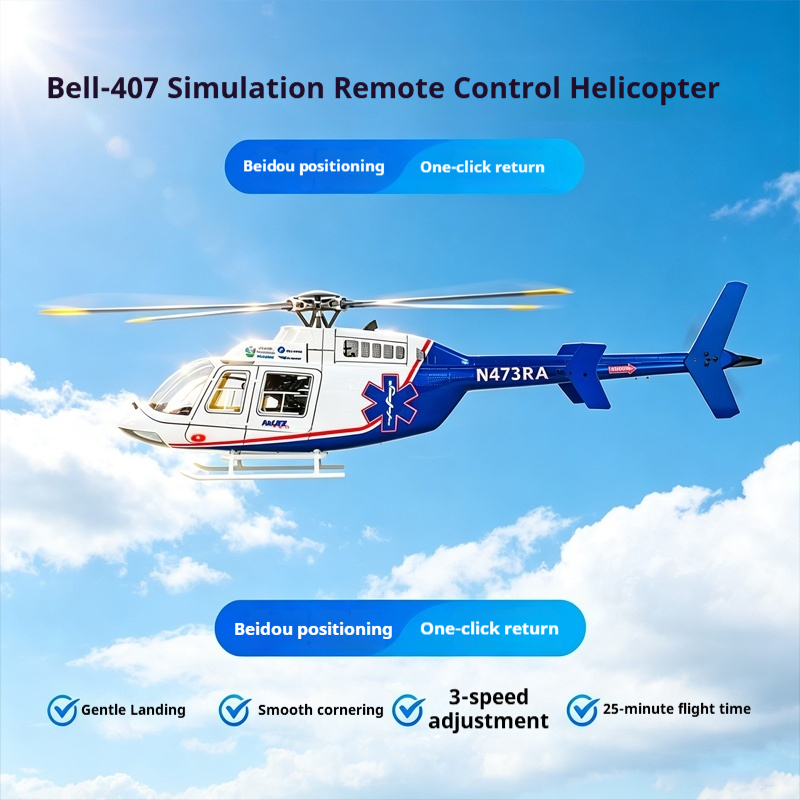 Rc Hobby Experts - Helikopter RC Fly Wing Bell 407