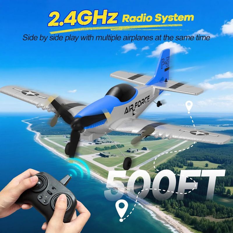 Rc Glider Foam Wing - Z63 Rc Samolot Szybowiec ze Stałym