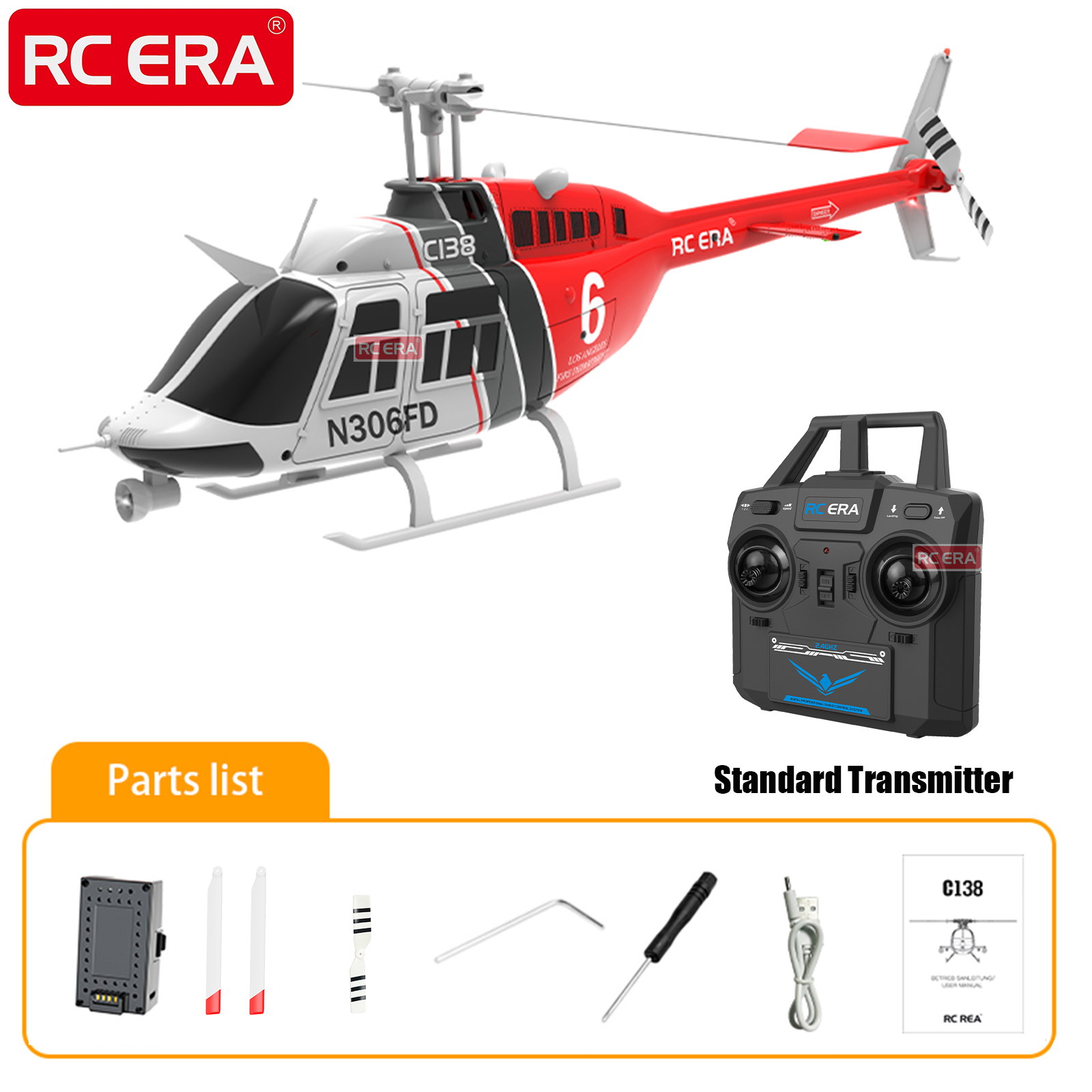 RC ERA C138 BELL 206 Jet Range – Rc Hobby Experts recenzja i cena