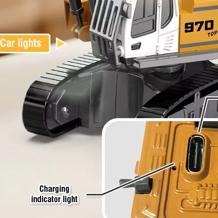1:64 Model koparki RC ze stopu – Rc Hobbyking Shop recenzja i cena