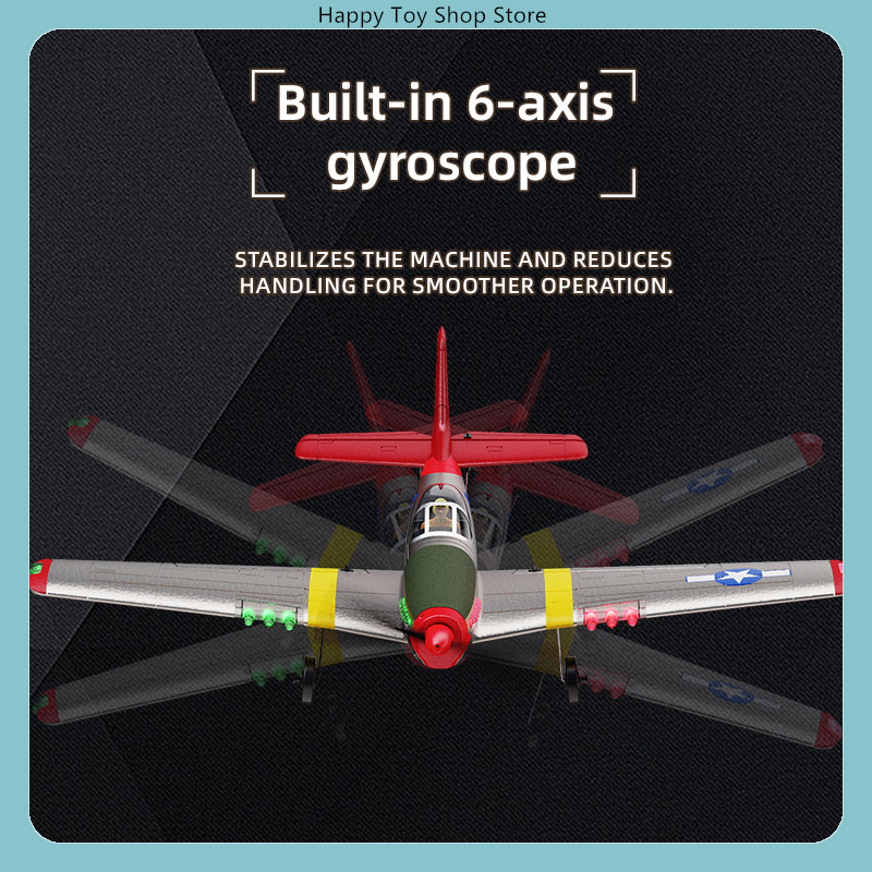 BM26 4CH P-51 Mustang RC Myśli – Rc Glider Foam Wing recenzja i cena