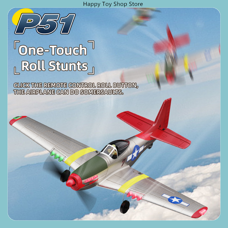 BM26 4CH P-51 Mustang RC Myśli – Rc Glider Foam Wing recenzja i cena