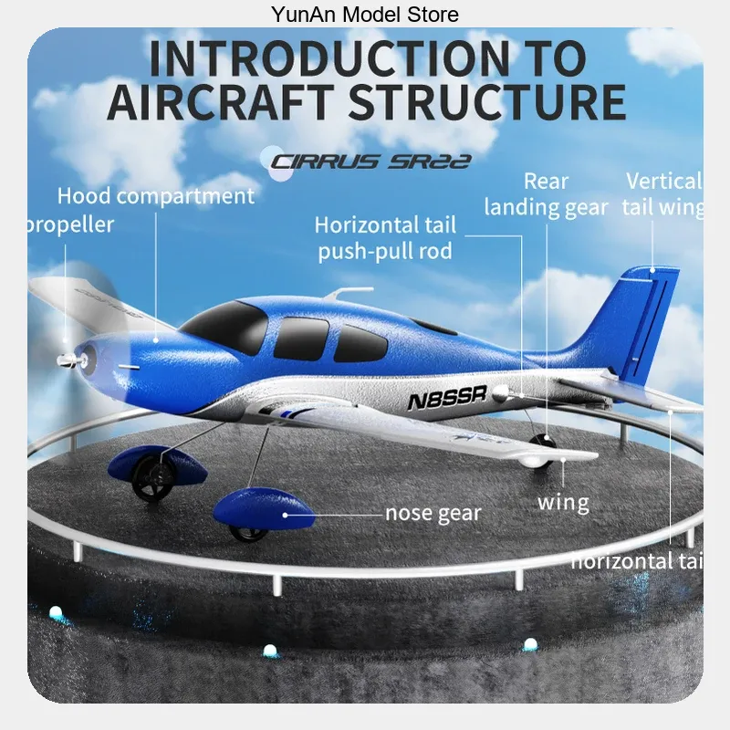 QIDI 580 Samolot RC o rozpięto – Rc Glider Foam Wing recenzja i cena