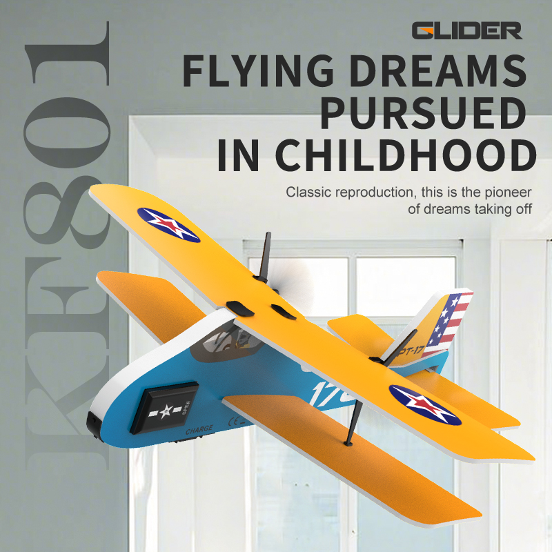 Mini samolot RC 2.4G 2CH stałe – Rc Glider Foam Wing recenzja i cena