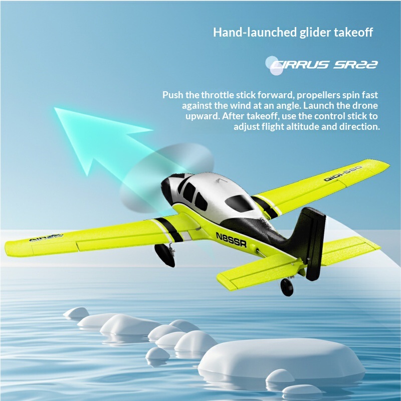 QIDI580 Cirrus SR22 Zdalnie St – Rc Glider Foam Wing recenzja i cena